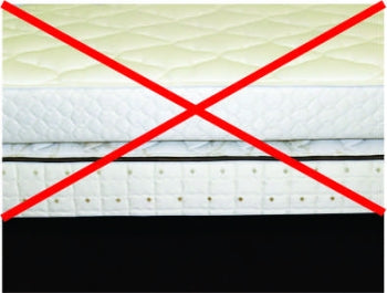 Can you stack one mattress on top of another for more comfort?