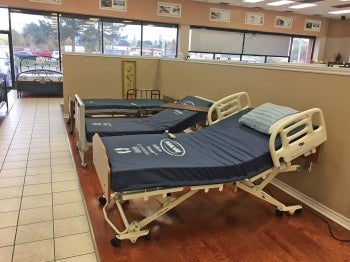 Can I just put a deposit on a hospital bed and then pay the rest on delivery day?