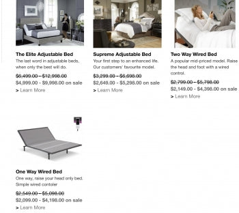 If I buy two adjustable beds can I get a better price?