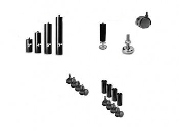 You can buy many different height legs for your adjustable bed