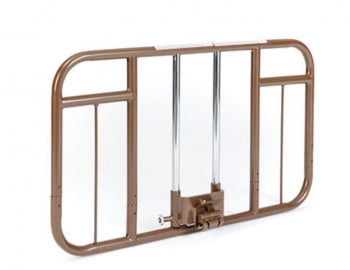 All our hospital beds come with two side rails