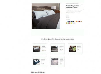 Who makes custom hospital bed sheets for a 42 inches x 80 inches mattress?