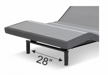 If you're placing an adjustable bed inside an existing wooden or fabric bed the leg spacing of that adjustable bed is very important