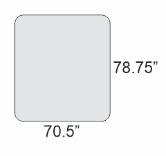 Who can make a 70.5" by 78.75"  custom mattress for me?