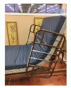 What is the highest angle a hospital bed can be set to?