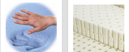 Do memory foam layers last as long as latex layers in a mattress?