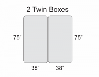 Can I get a mattress made that will fit properly on two twin sized box springs?