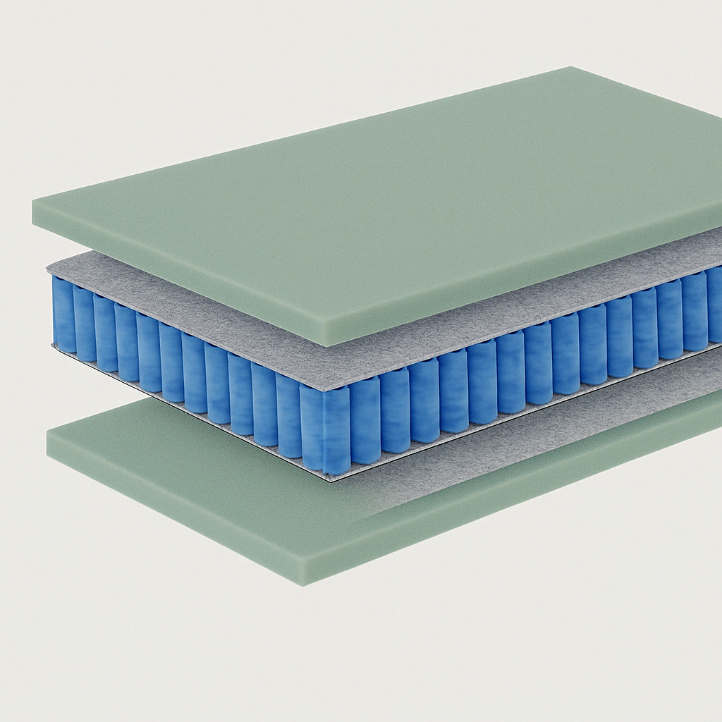 Vinyl Pocket Coil Deluxe Mattress