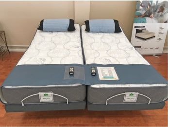Can you feel the gap on a split king adjustable bed?