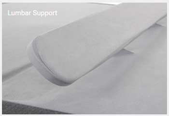 Lumbar support can make all the difference in an adjustable lifestyle bed.