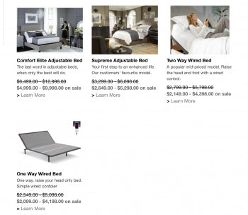 Can I get a better deal if I buy adjustable beds everyone in my family at the same time?