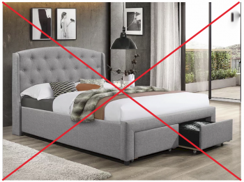 Will you take away our storage bed if we buy an adjustable bed?