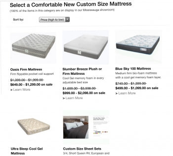 Should you visit the showroom before buying a custom size mattress?