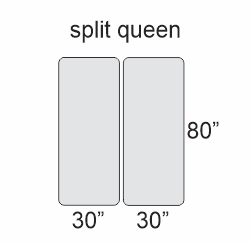 Does anyone buy split queen instead of regular queen mattresses to make it easier to store them?
