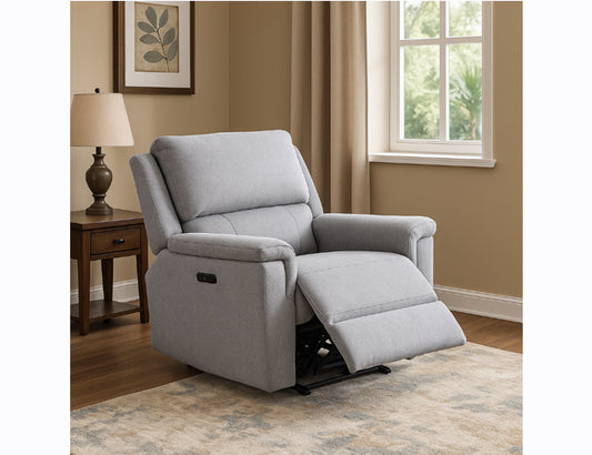 Soft Grey Recliner